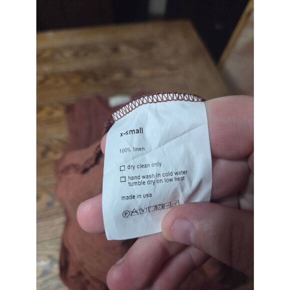 Correll Correll wave dress in brown sz XS - Picture 3 of 4